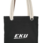 EKU Tote Bag Eastern Kentucky Deluxe Canvas Shoulder Bag