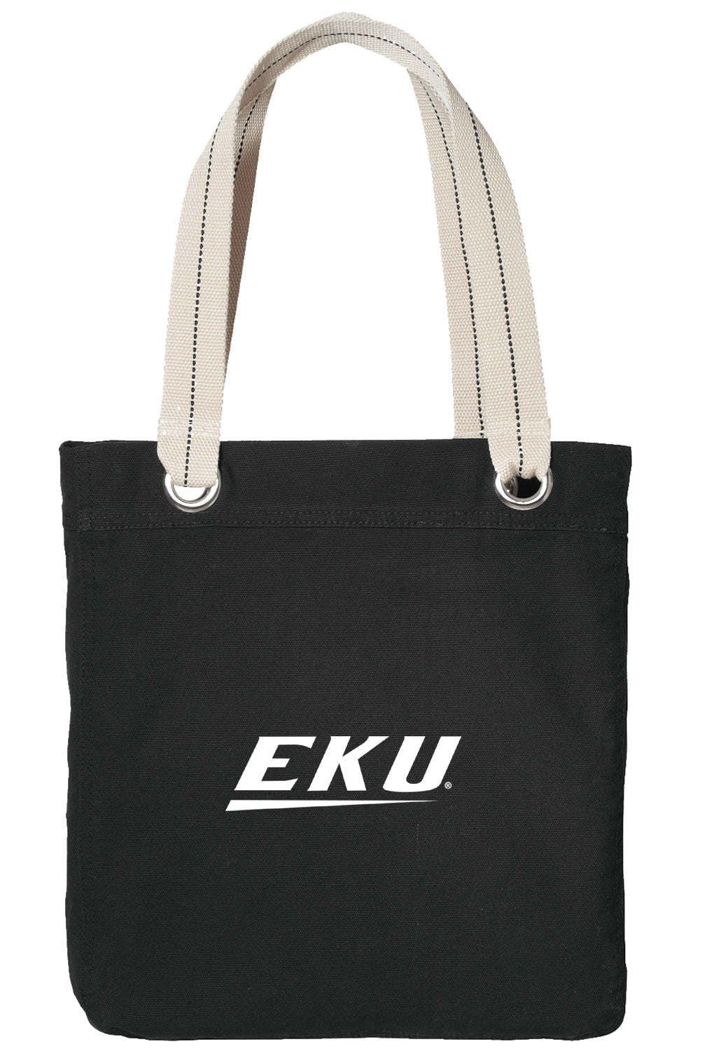 EKU Tote Bag Eastern Kentucky Deluxe Canvas Shoulder Bag