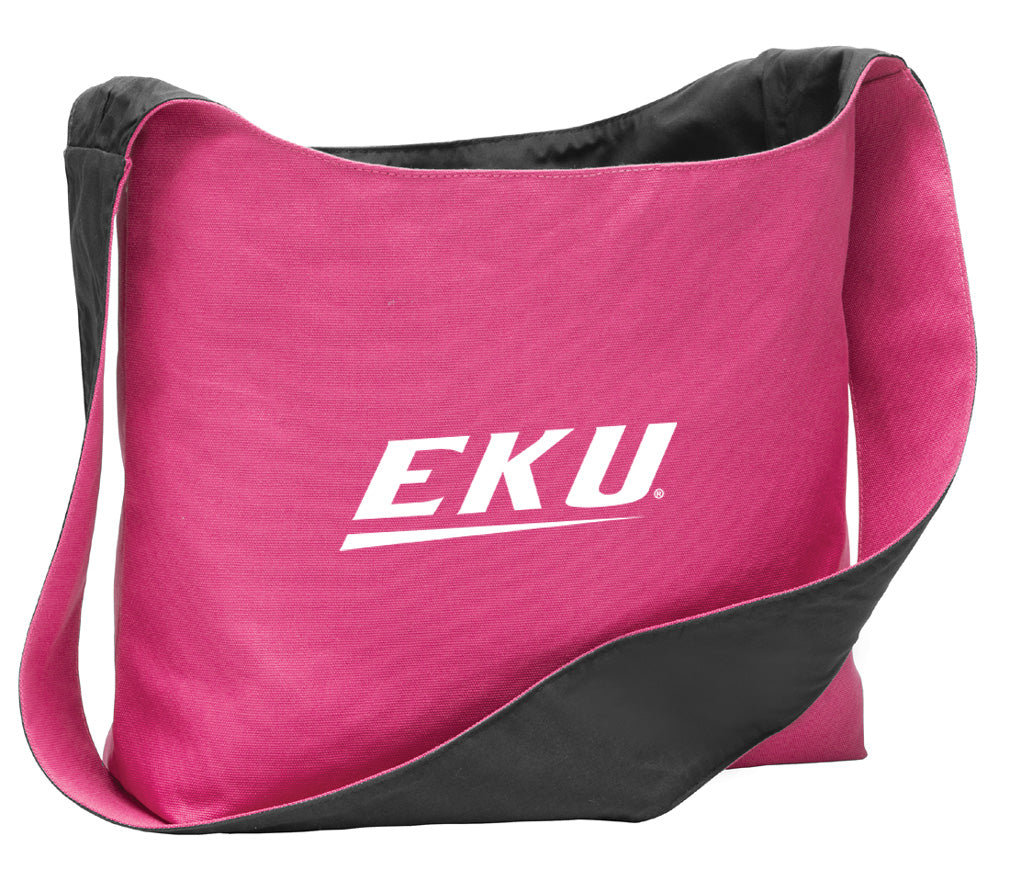 EKU Cross Body Bag Eastern Kentucky Shoulder Tote Bag - Sling Style