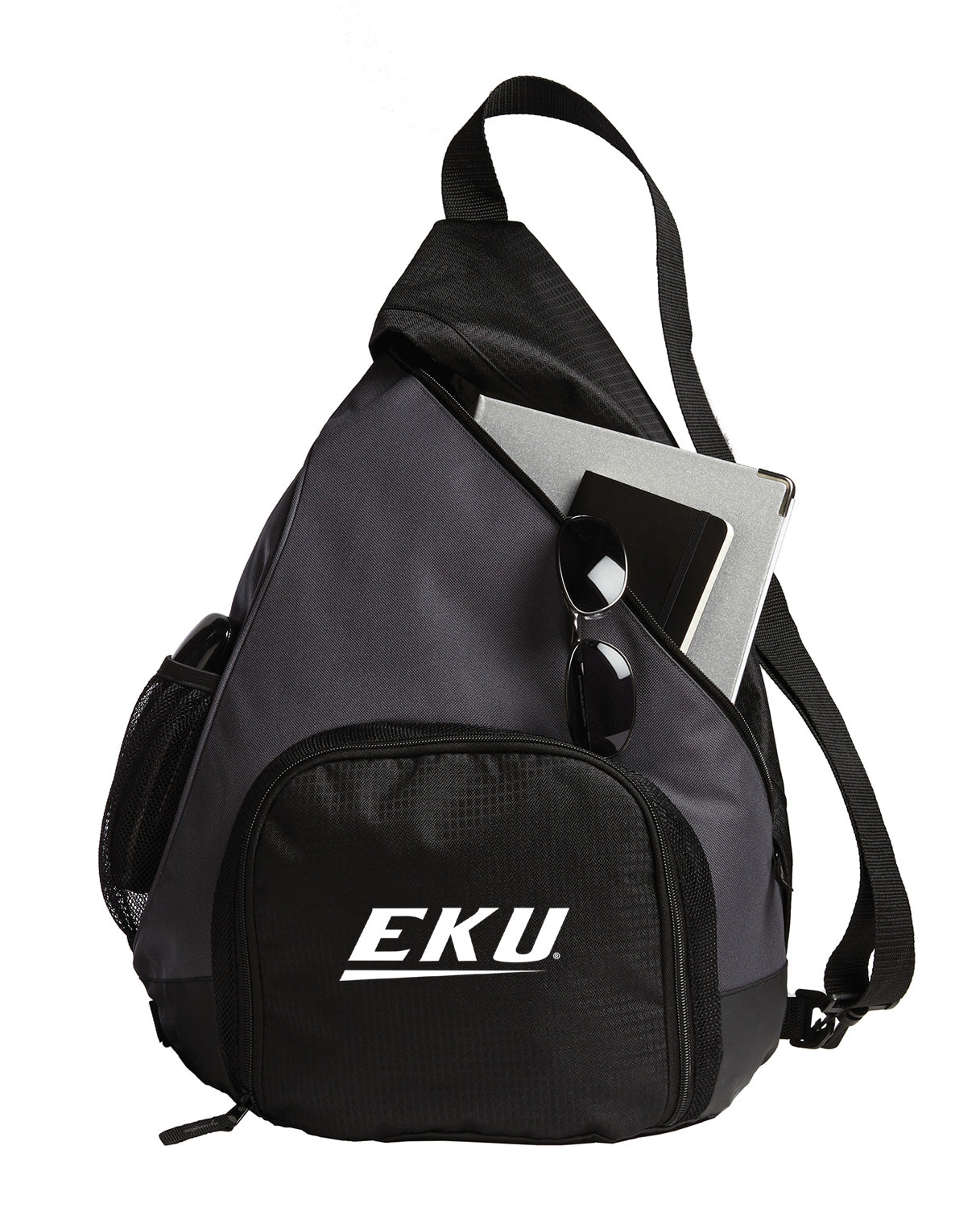 Eastern Kentucky University Sling Backpack EKU Bag with Soccer Ball or Volleyball Bag Sports Gear Compartment Practice Bag