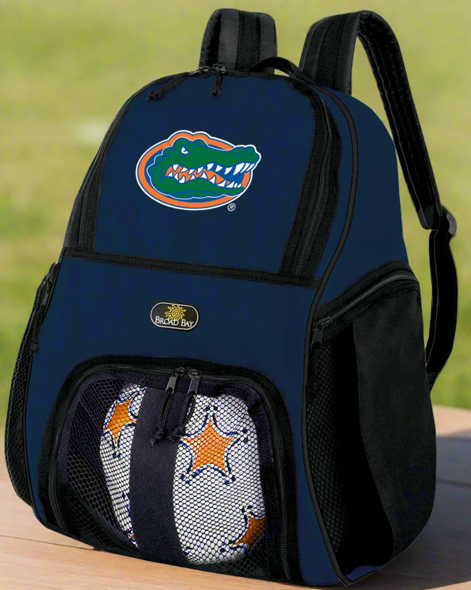 University of Florida Soccer Ball Backpack or Florida Gators Volleyball Sports Gear Bag