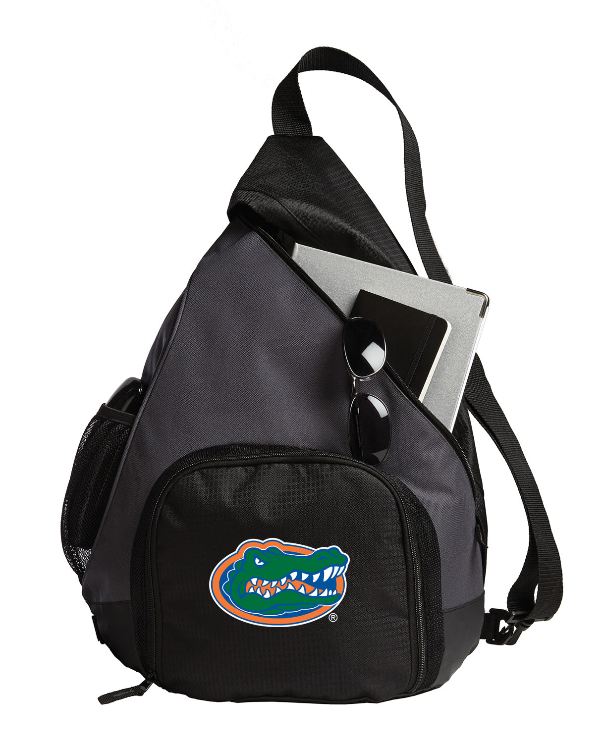 University of Florida Sling Backpack Florida Gators Bag with Soccer Ball or Volleyball Bag Sports Gear Compartment Practice Bag