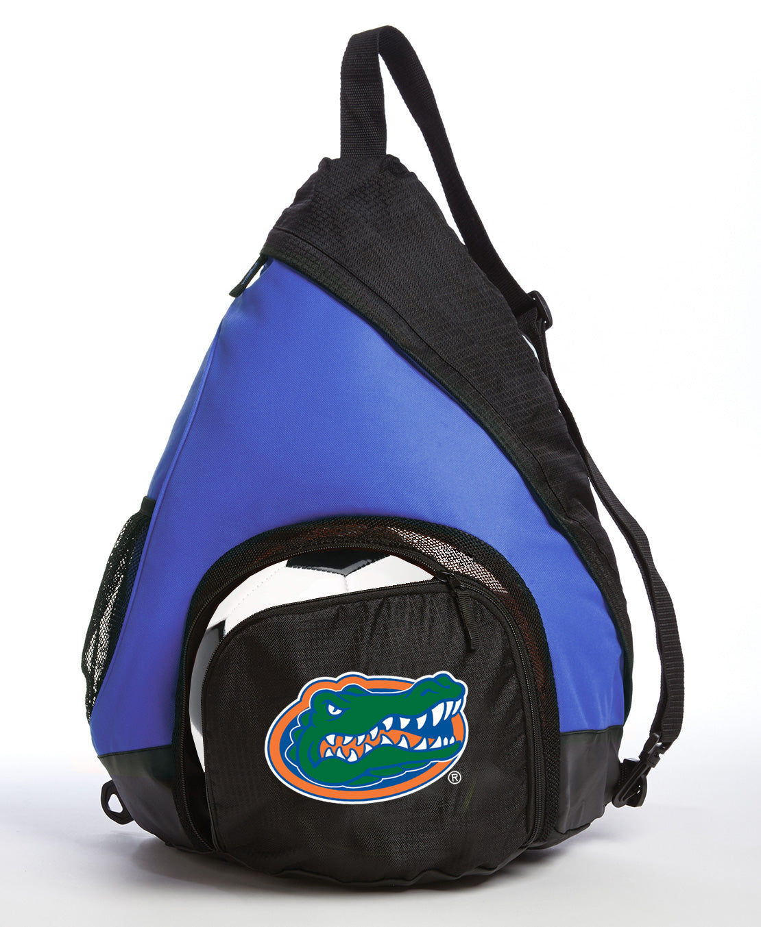 University of Florida Sling Backpack Florida Gators Bag with Soccer Ball or Volleyball Bag Sports Gear Compartment Practice Bag