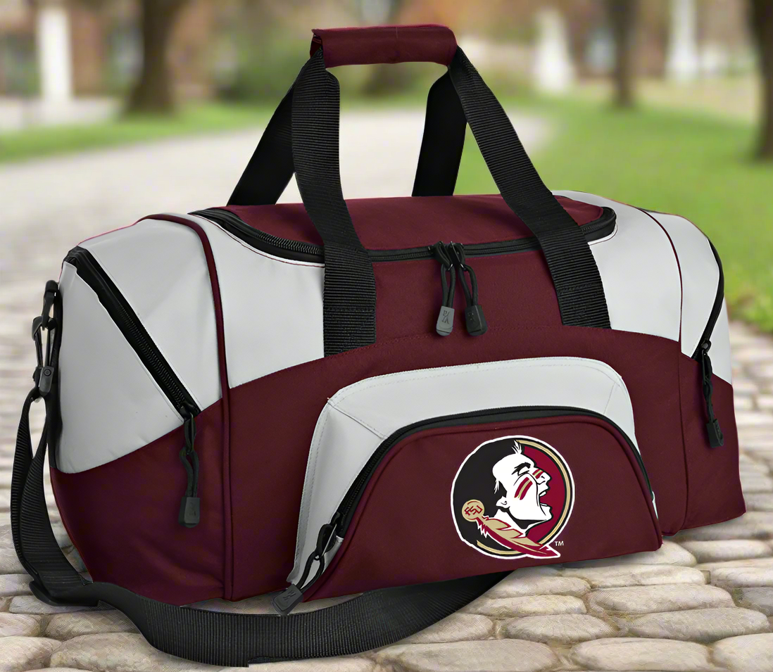 Small Florida State Duffel Carryon Bag FSU Carryon Suitcase or Gym Bag