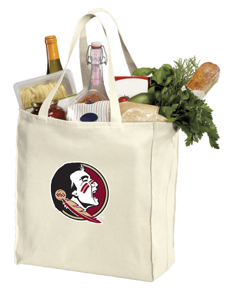 Florida State Grocery Shopping Bag FSU Reusable Cotton Bag