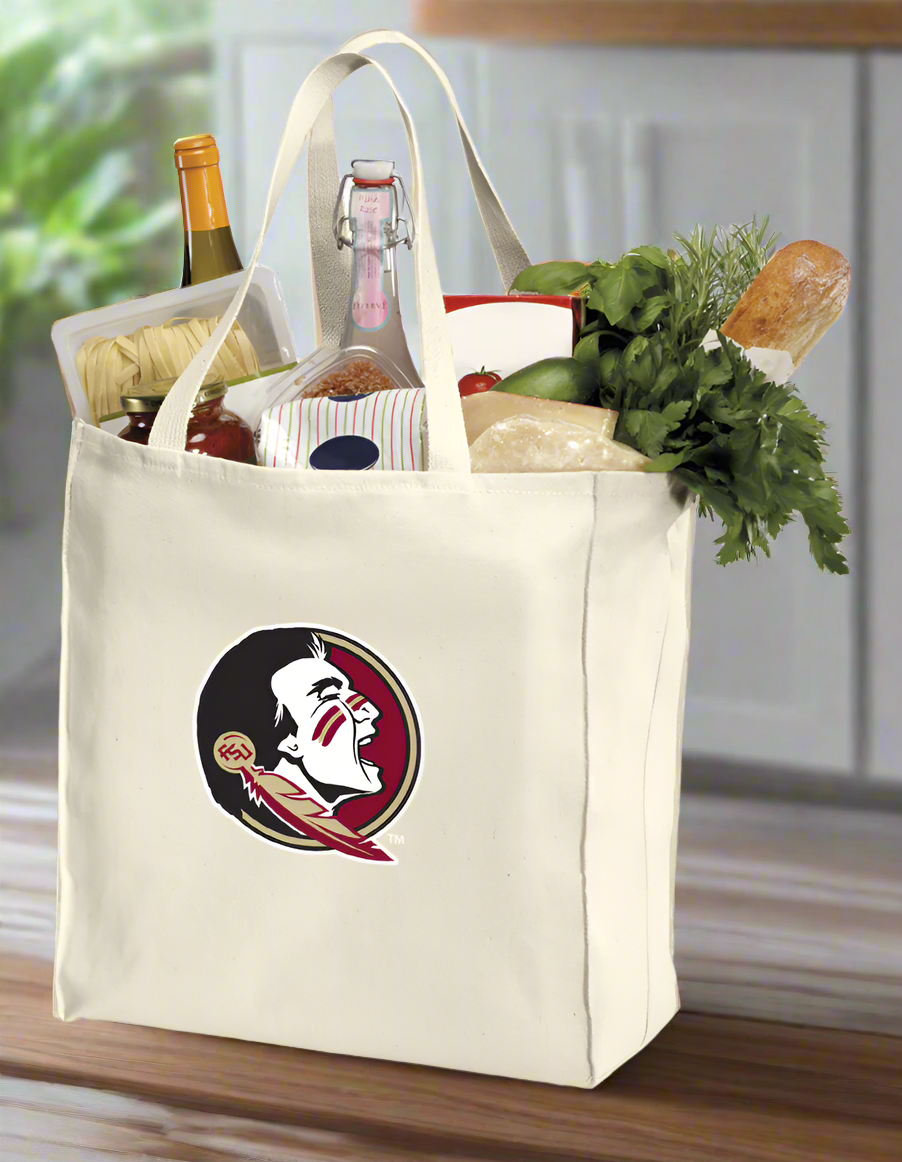 Florida State Grocery Shopping Bag FSU Reusable Cotton Bag