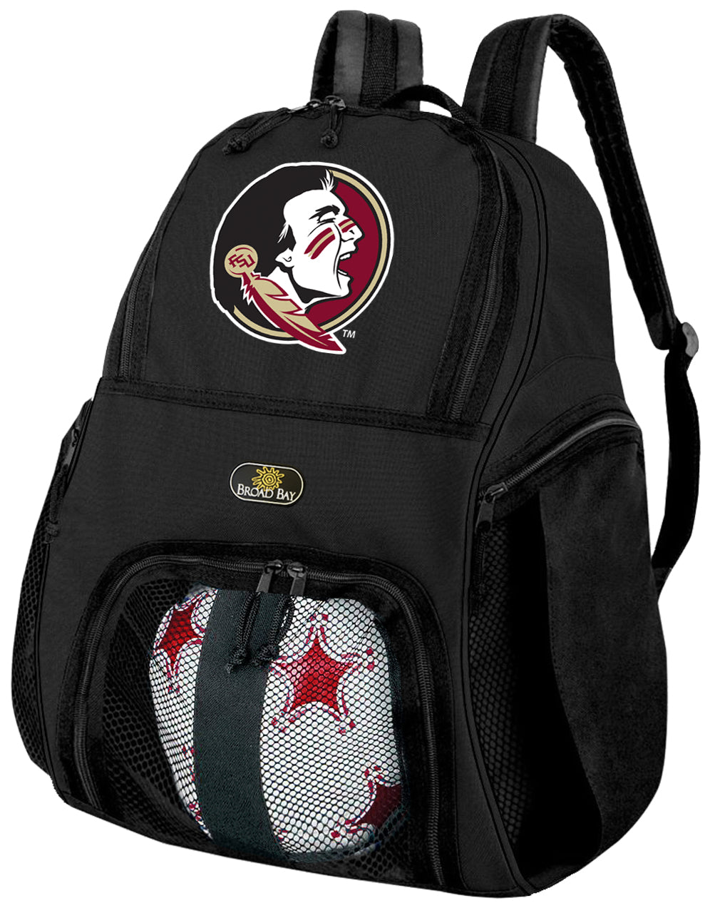 Florida State Soccer Ball Backpack or FSU Volleyball Sports Gear Bag