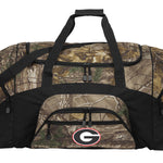 University of Georgia Camo Large Duffel Bag Suitcase