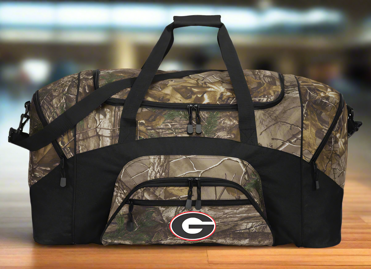 University of Georgia Camo Suitcase Duffel Bag