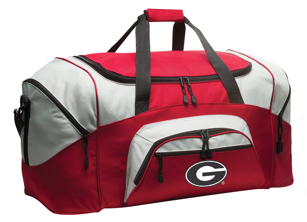 University of Georgia Large Duffel Bag UGA Bulldogs Suitcase Luggage Bag