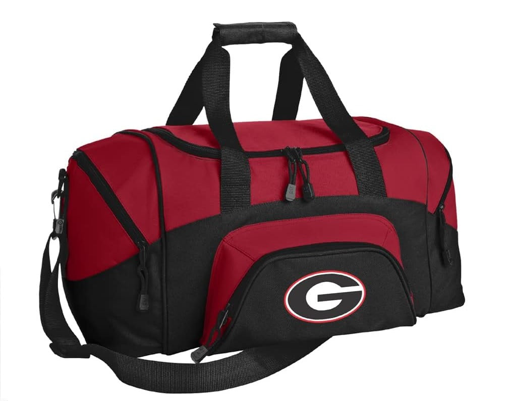 University of Georgia Small Duffel Bag UGA Bulldogs Carryon Suitcase or Gym Bag