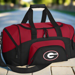 University of Georgia Small Duffel Bag UGA Bulldogs Carryon Suitcase or Gym Bag