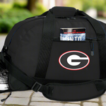 University of Georgia Duffel Bag UGA Bulldogs Gym or Sports Bag with Shoe Pocket