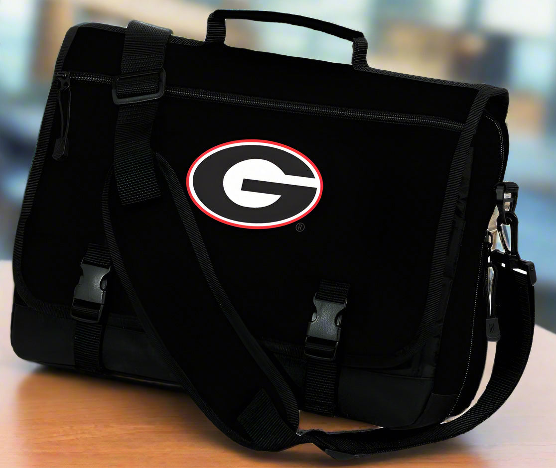 University of Georgia Laptop Computer Bag UGA Briefcase Messenger Bag