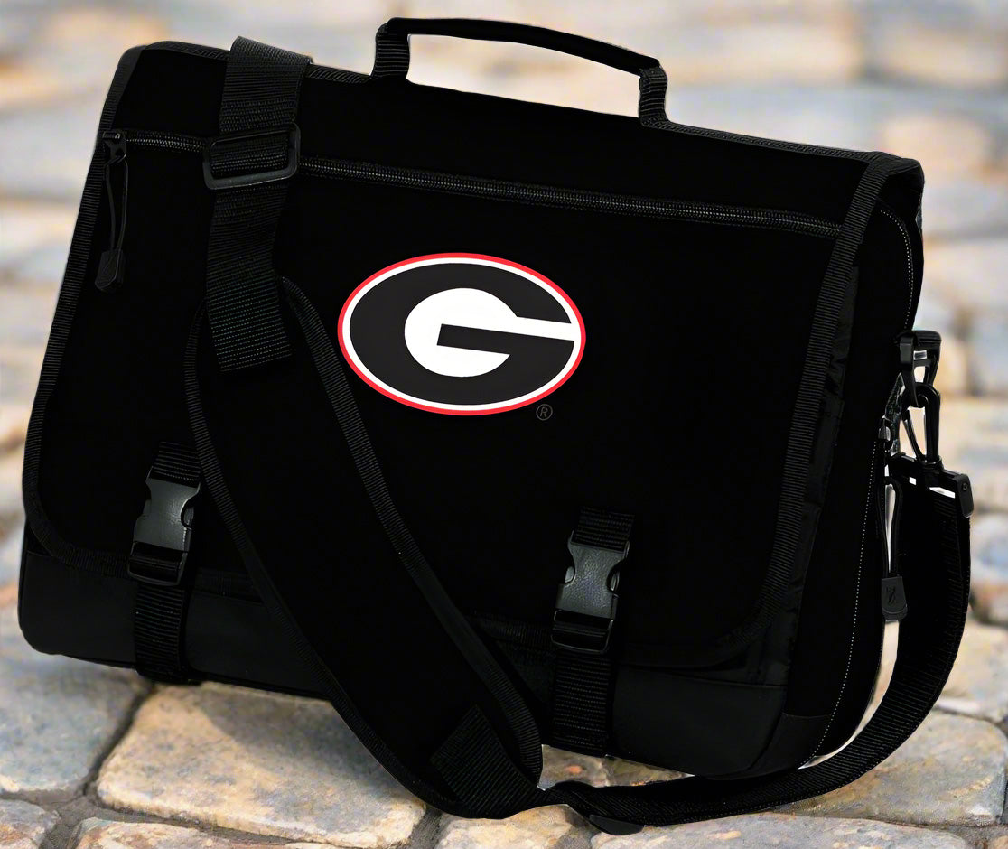 University of Georgia Laptop Computer Bag UGA Briefcase Messenger Bag