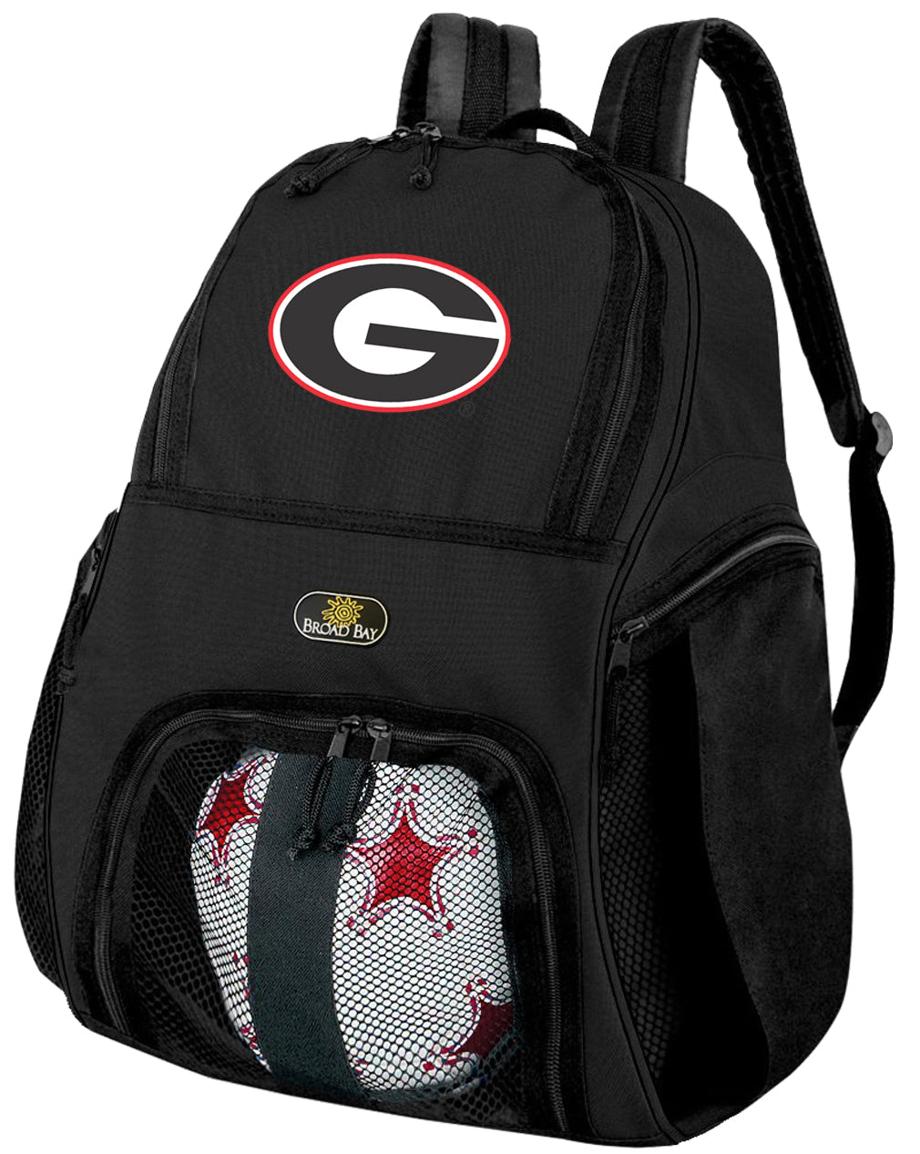 University of Georgia Soccer Ball Backpack or UGA Bulldogs Volleyball Sports Gear Bag