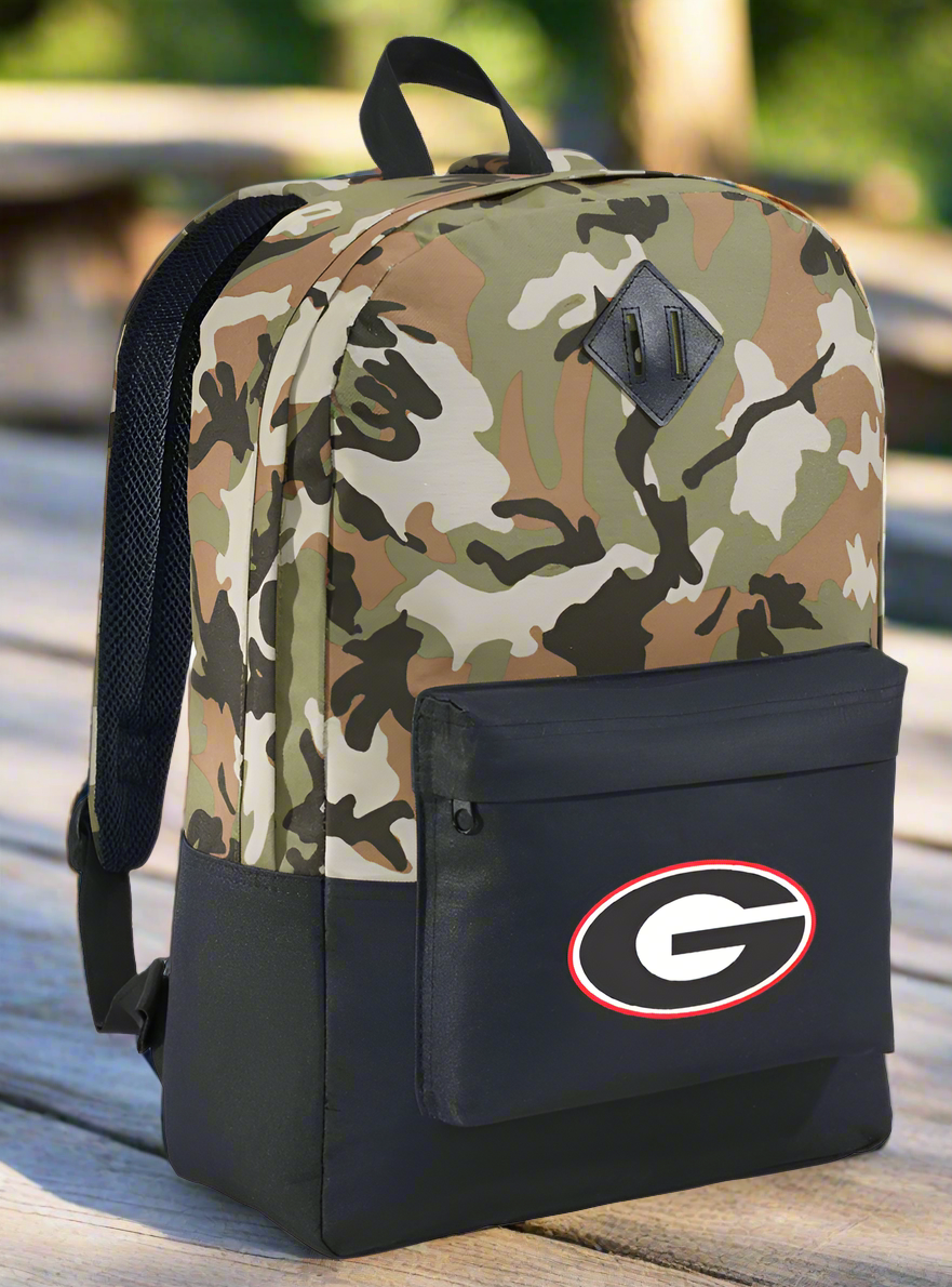 Small Camo Design University of Georgia Backpacks For Kids