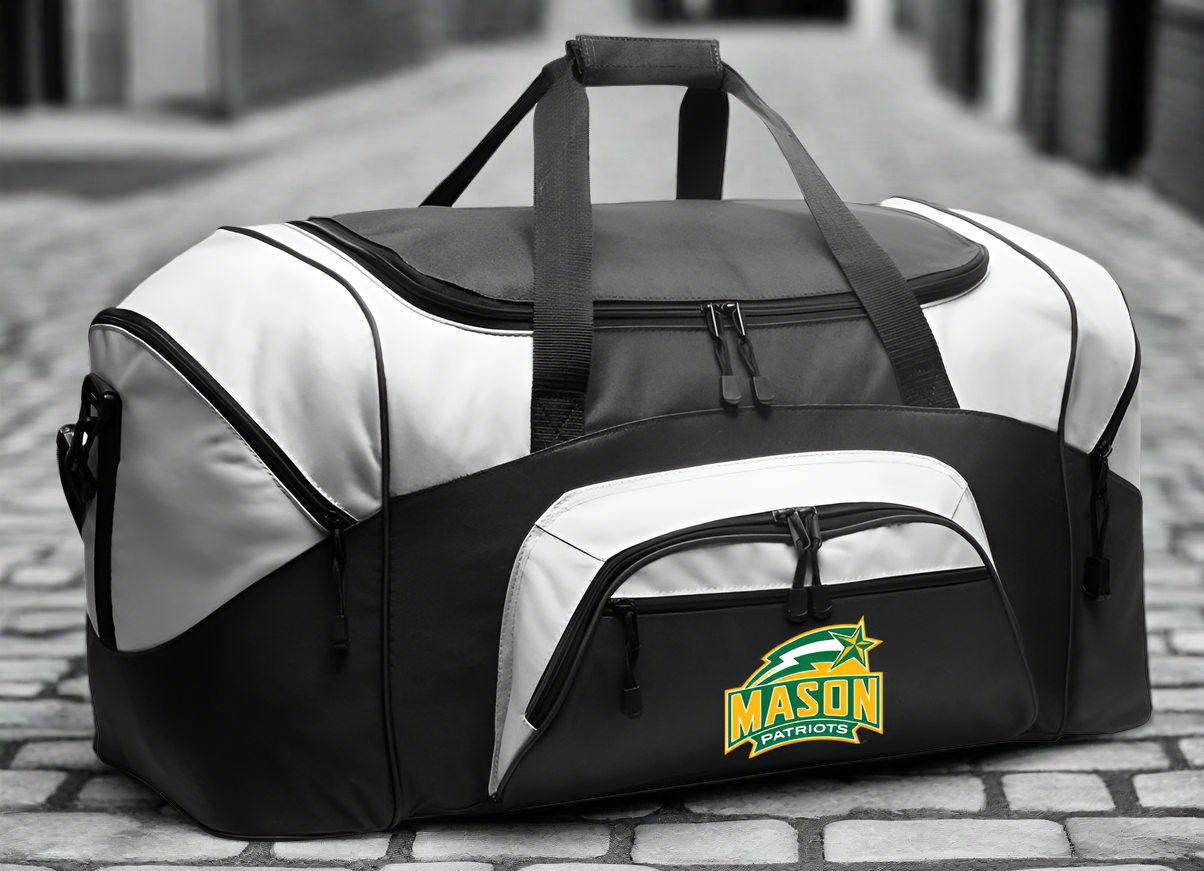 Large George Mason University Duffel Bag GMU Patriots Suitcase Luggage Bag