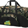 George Mason University Large Camo Duffel Bag GMU Patriots Suitcase or Sports Gear Bag