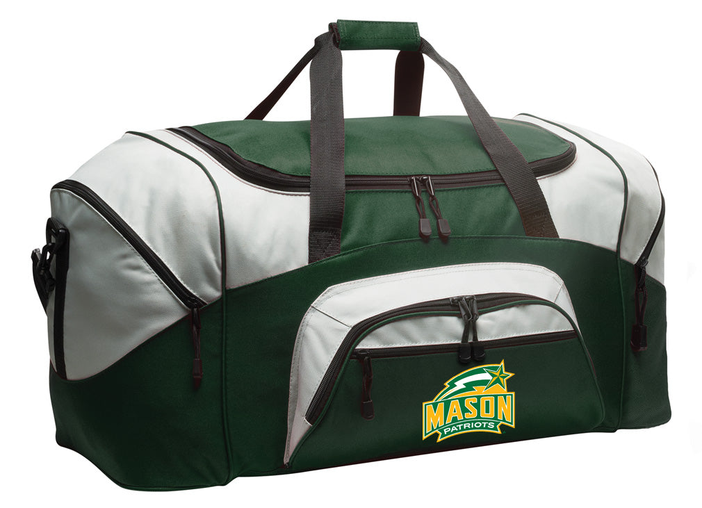 George Mason University Large Duffel Bag GMU Patriots Suitcase Luggage Bag