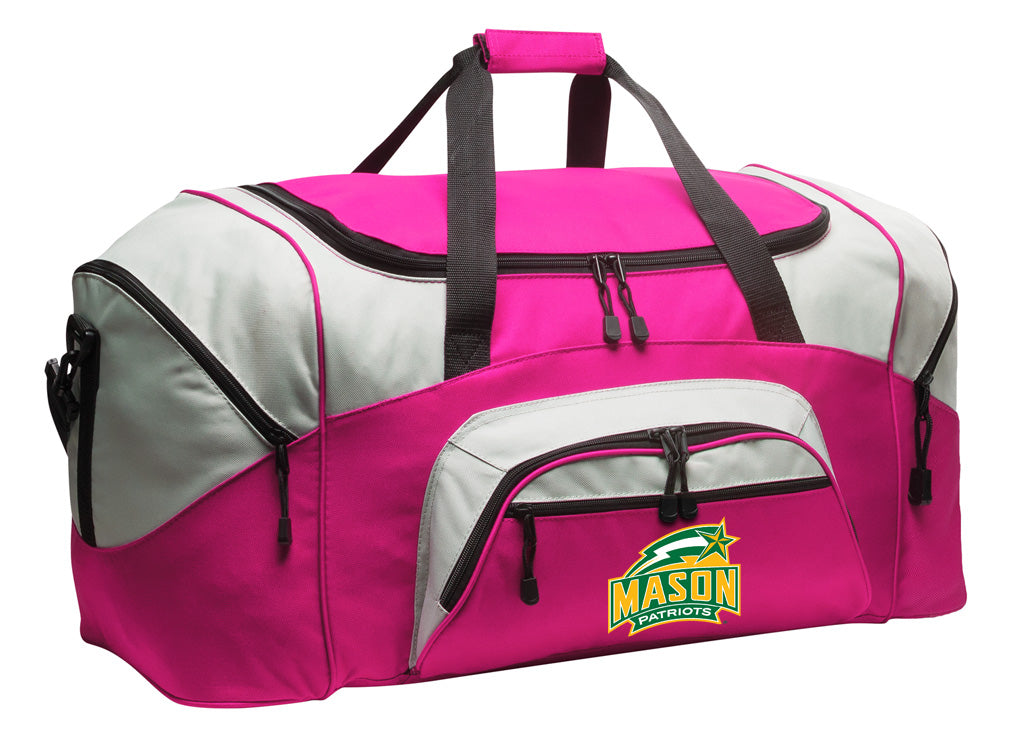 George Mason University Large Duffel Bag GMU Patriots Suitcase Luggage Bag