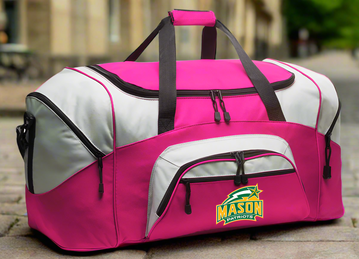 Large George Mason University Duffel Bag GMU Patriots Suitcase Luggage Bag