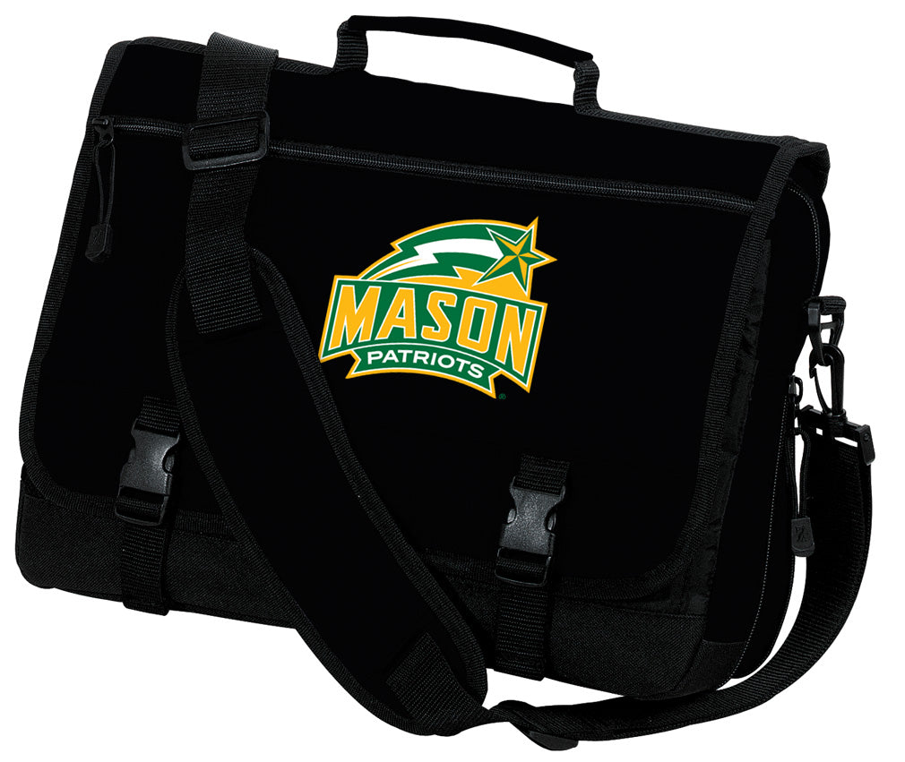 George Mason University Messenger Bag GMU Patriots Classic Laptop Bag