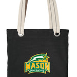 George Mason University Tote Bag GMU Patriots Deluxe Canvas Shoulder Bag