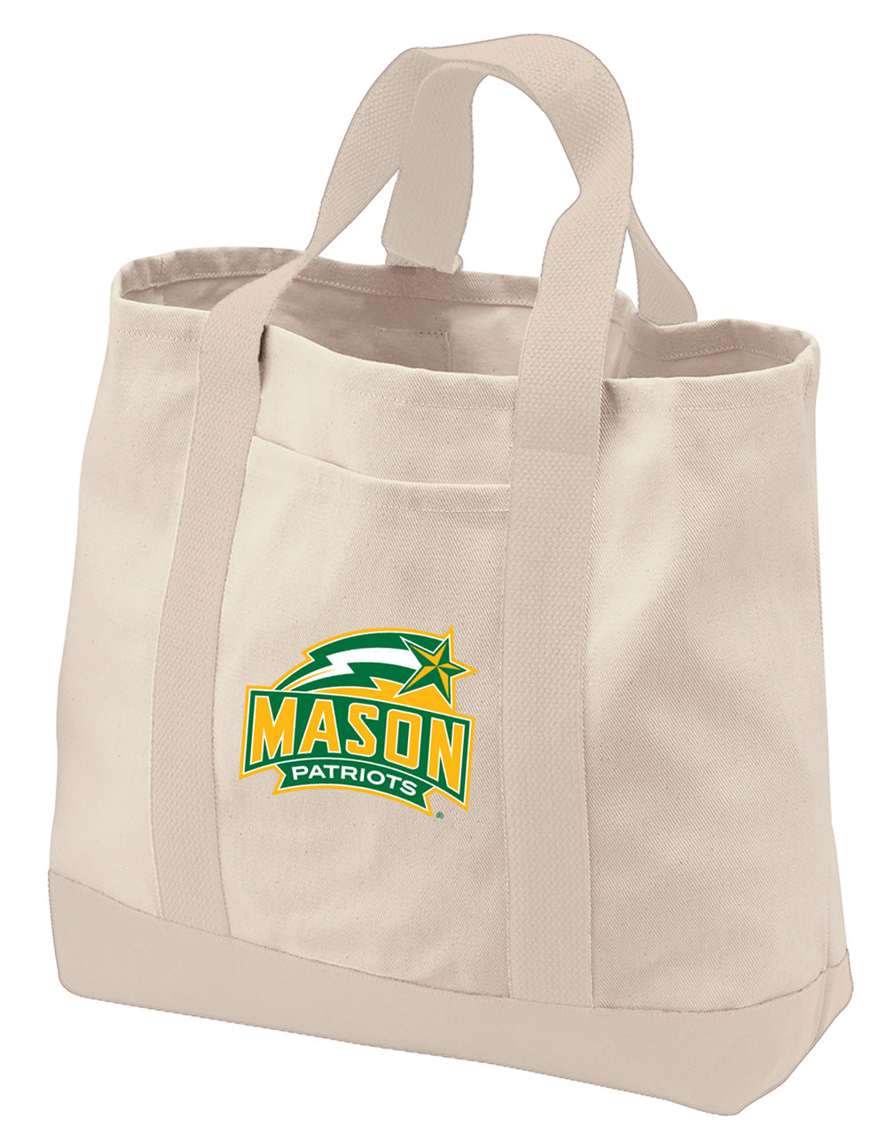 George Mason University Canvas Tote Bag GMU Patriots Classic Tote