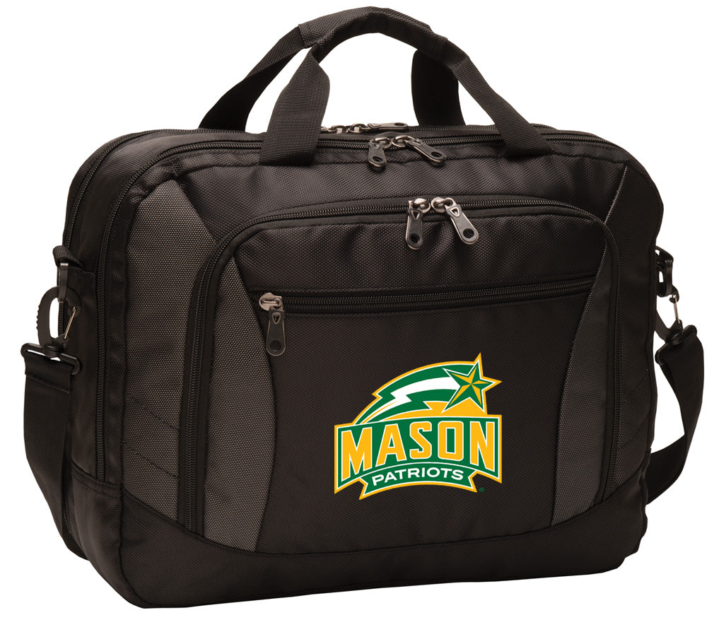 George Mason University Laptop Messenger Bag GMU Patriots Computer Bag