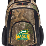 George Mason University Camo Backpack GMU Patriots Laptop Computer Backpack