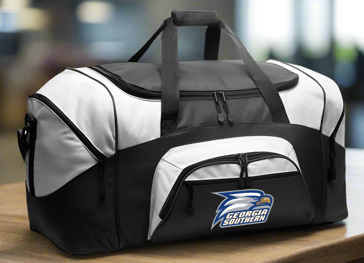 Georgia Southern Duffel Bag Large GS Eagles Suitcase Luggage Bag