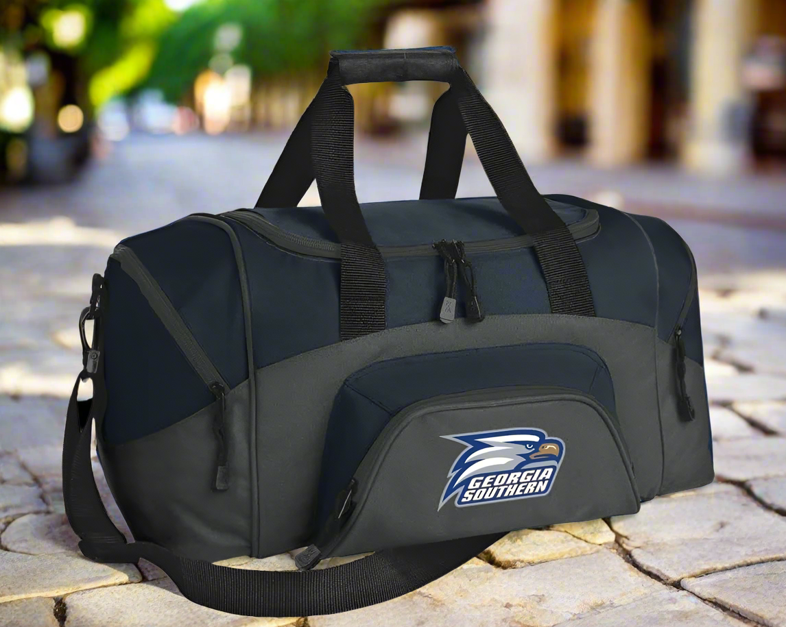 Georgia Southern Small Duffel Bag GS Eagles Carryon Suitcase or Gym Bag