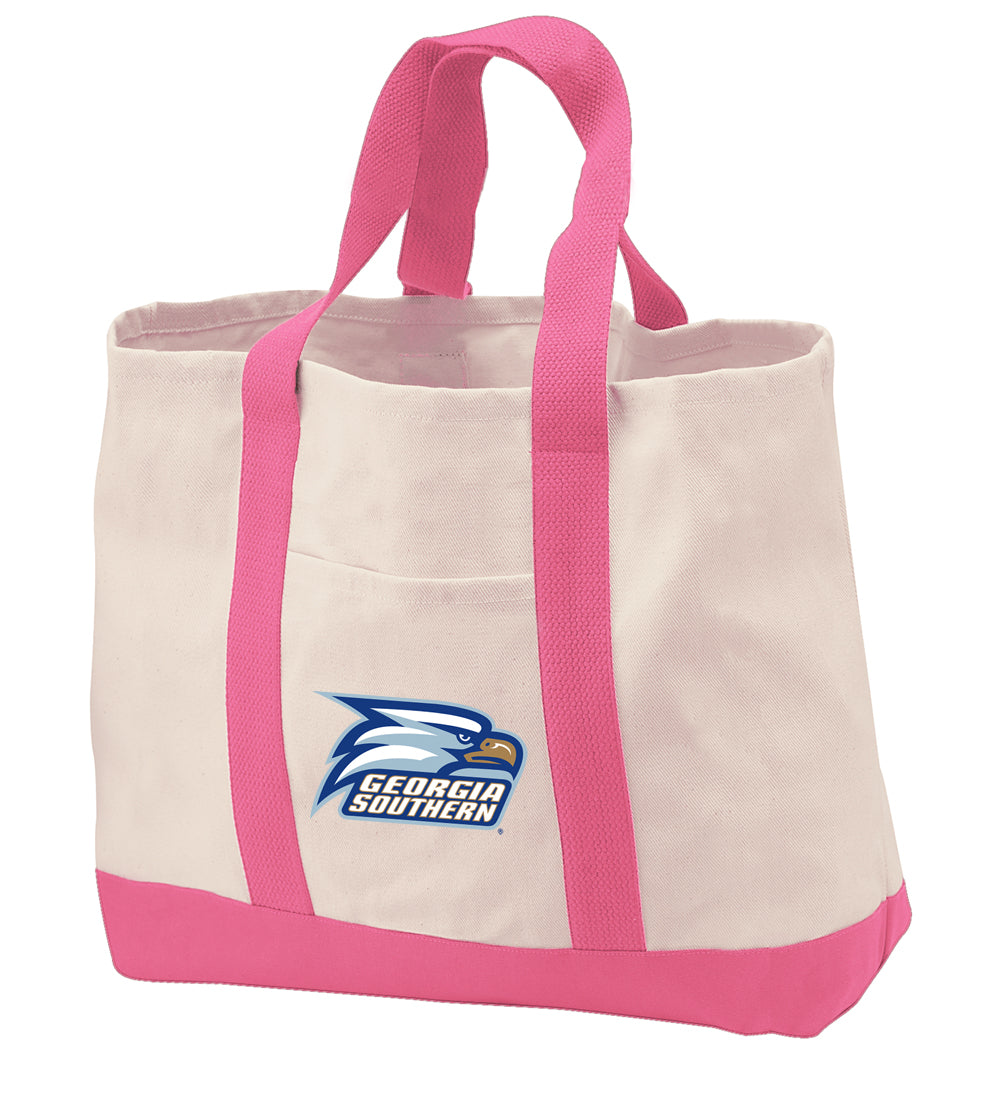 Georgia Southern Canvas Tote Bag GS Eagles Classic Tote