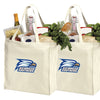 Georgia Southern Grocery Shopping Bags 2 PC SET GS Eagles Reusable Cotton Bags