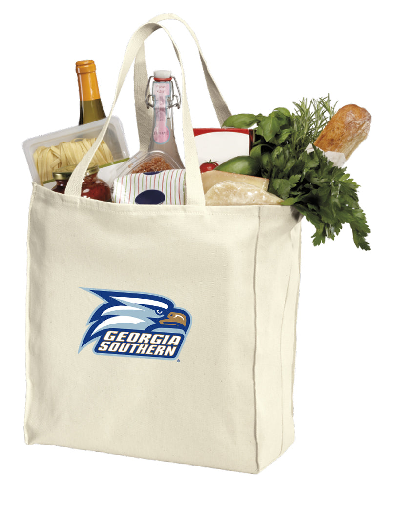 Georgia Southern Grocery Shopping Bag GS Eagles Reusable Cotton Bag