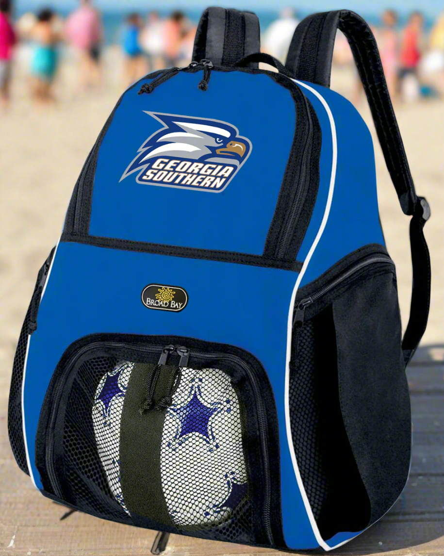 Georgia Southern University Soccer Ball Backpack or Volleyball Sports Gear Bag