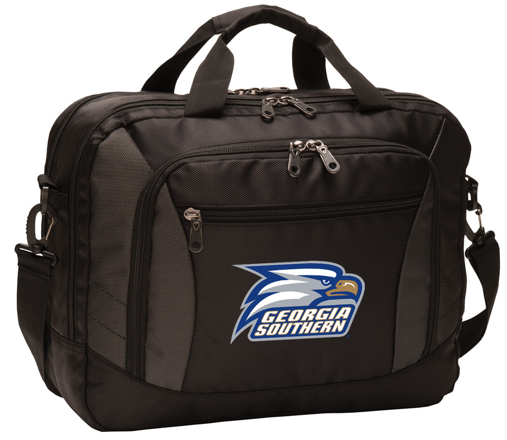 Georgia Southern Laptop Messenger Bag GS Eagles Computer Bag