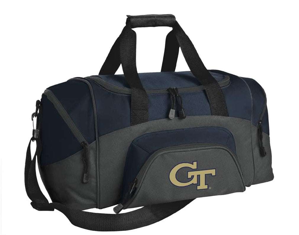 Small Georgia Tech Duffel Bag Carryon Georgia Tech Logo Carry-on Suitcase or Gym Bag