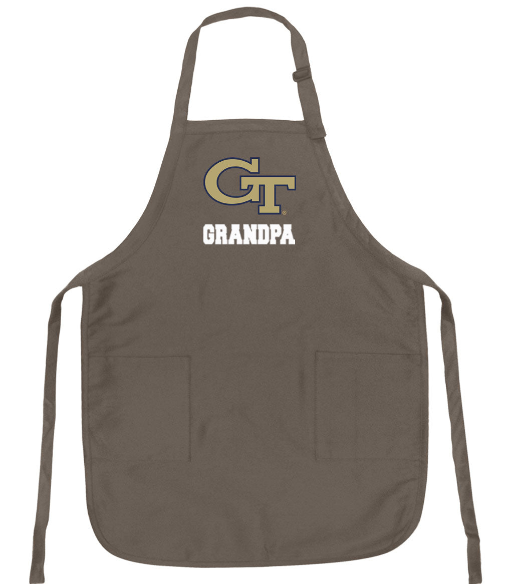 Georgia Tech Apron Georgia Tech Logo Apron - Stain Resistant Fabric