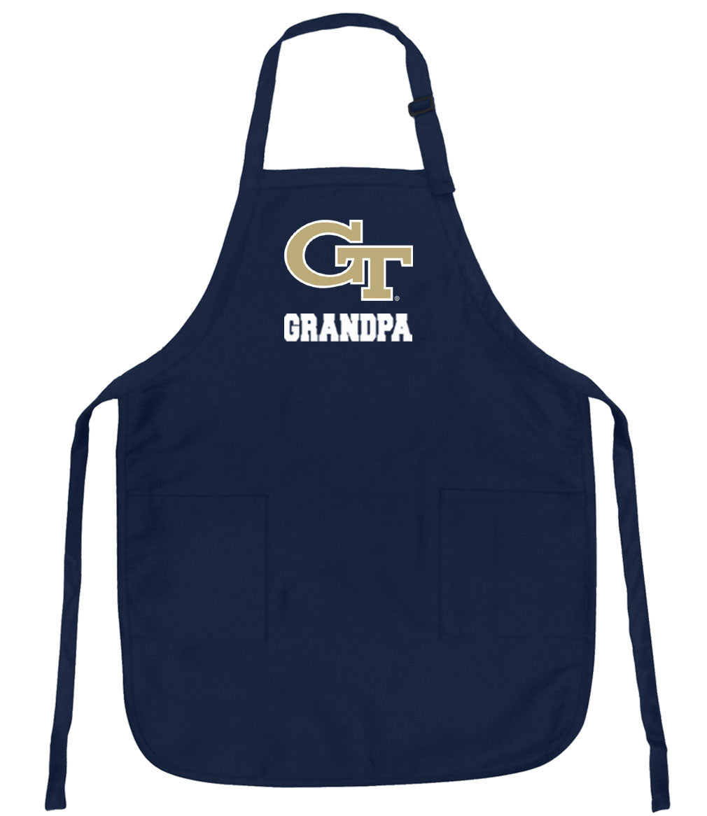 Georgia Tech Apron Georgia Tech Logo Apron - Stain Resistant Fabric