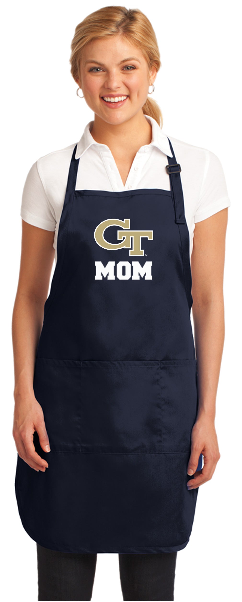 Georgia Tech Apron Georgia Tech Logo Apron - Stain Resistant Fabric