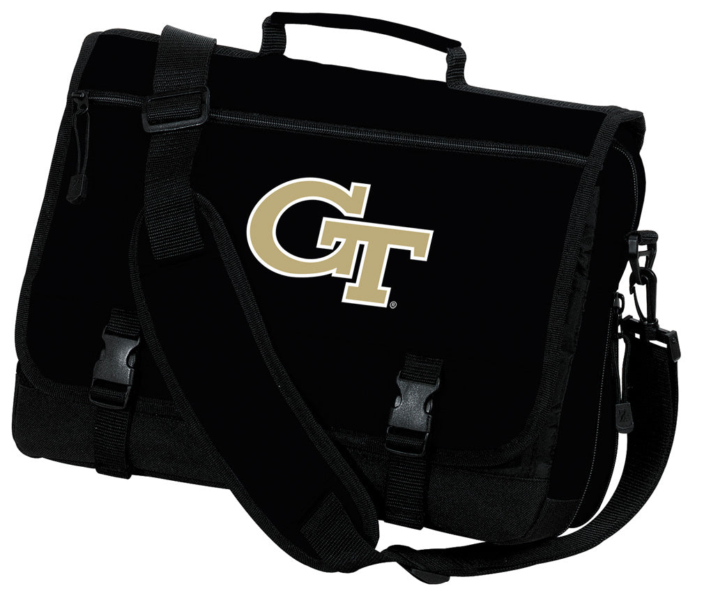 Georgia Tech Messenger Bag Georgia Tech Logo Classic Laptop Bag