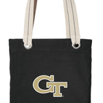 Georgia Tech Tote Bag Georgia Tech Logo Deluxe Canvas Shoulder Bag