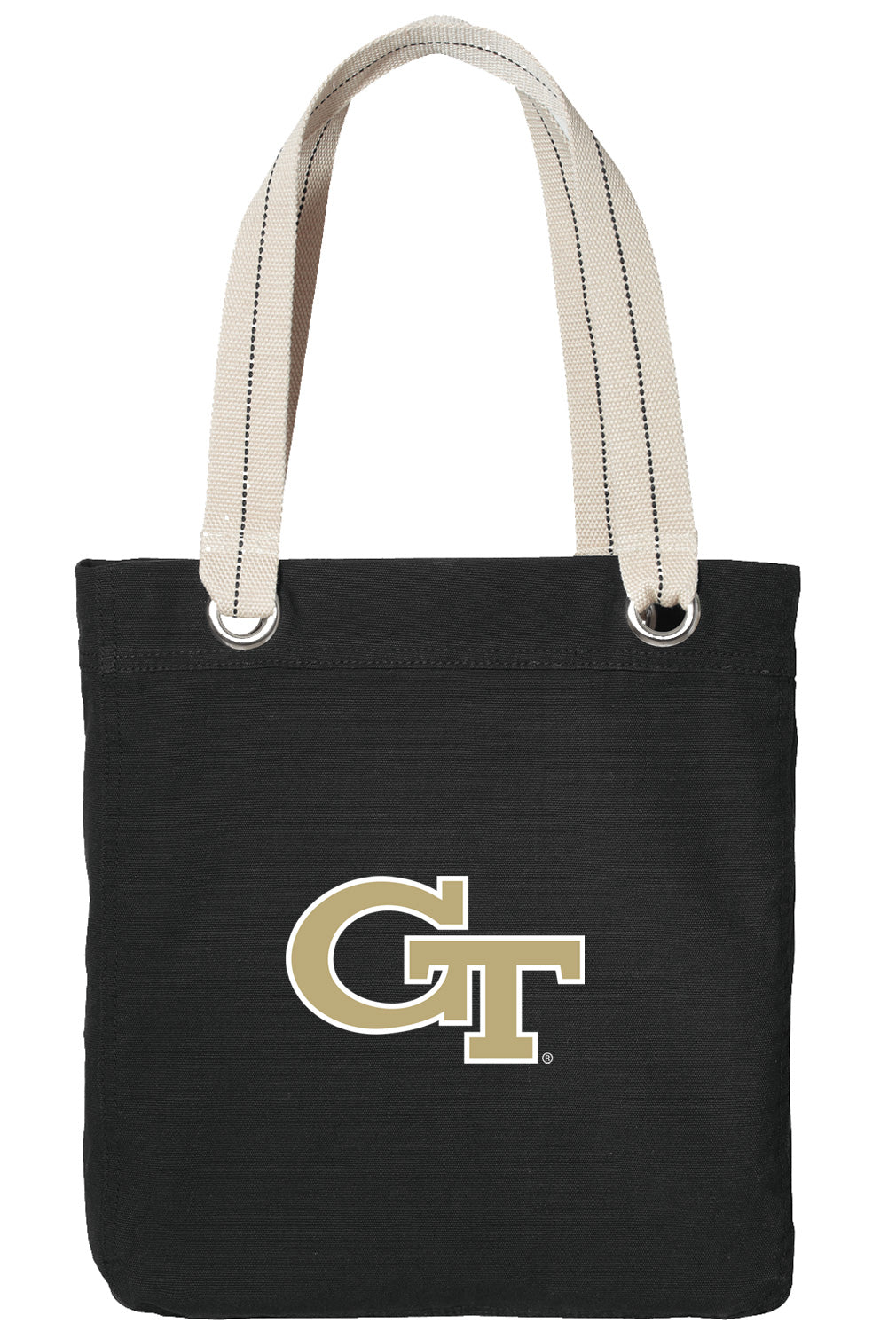 Georgia Tech Tote Bag Georgia Tech Logo Deluxe Canvas Shoulder Bag