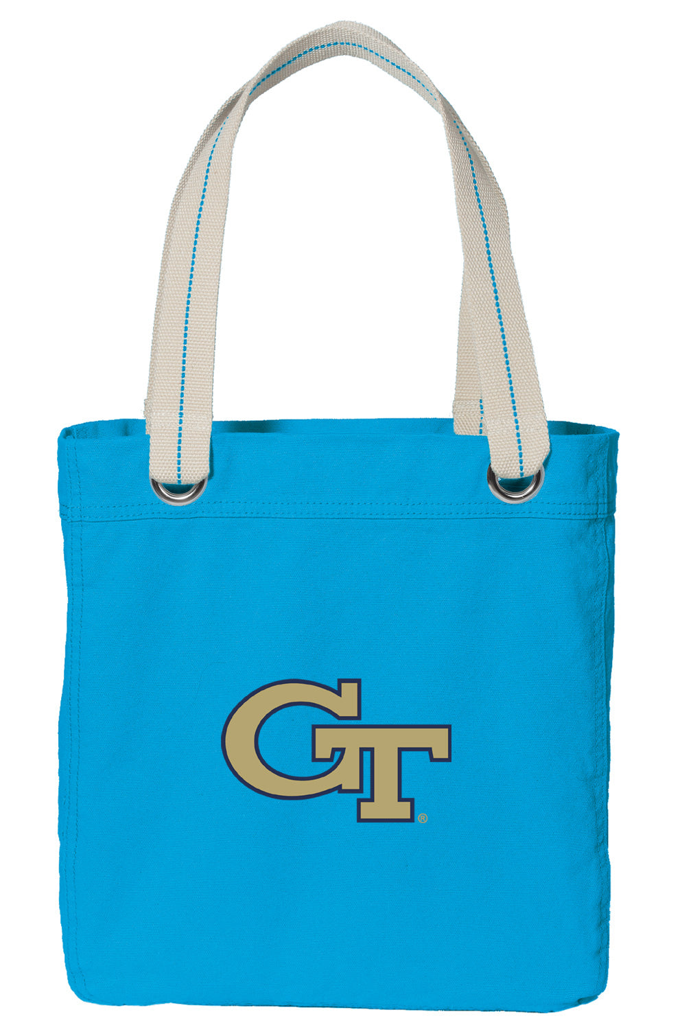 Georgia Tech Tote Bag Georgia Tech Logo Deluxe Canvas Shoulder Bag