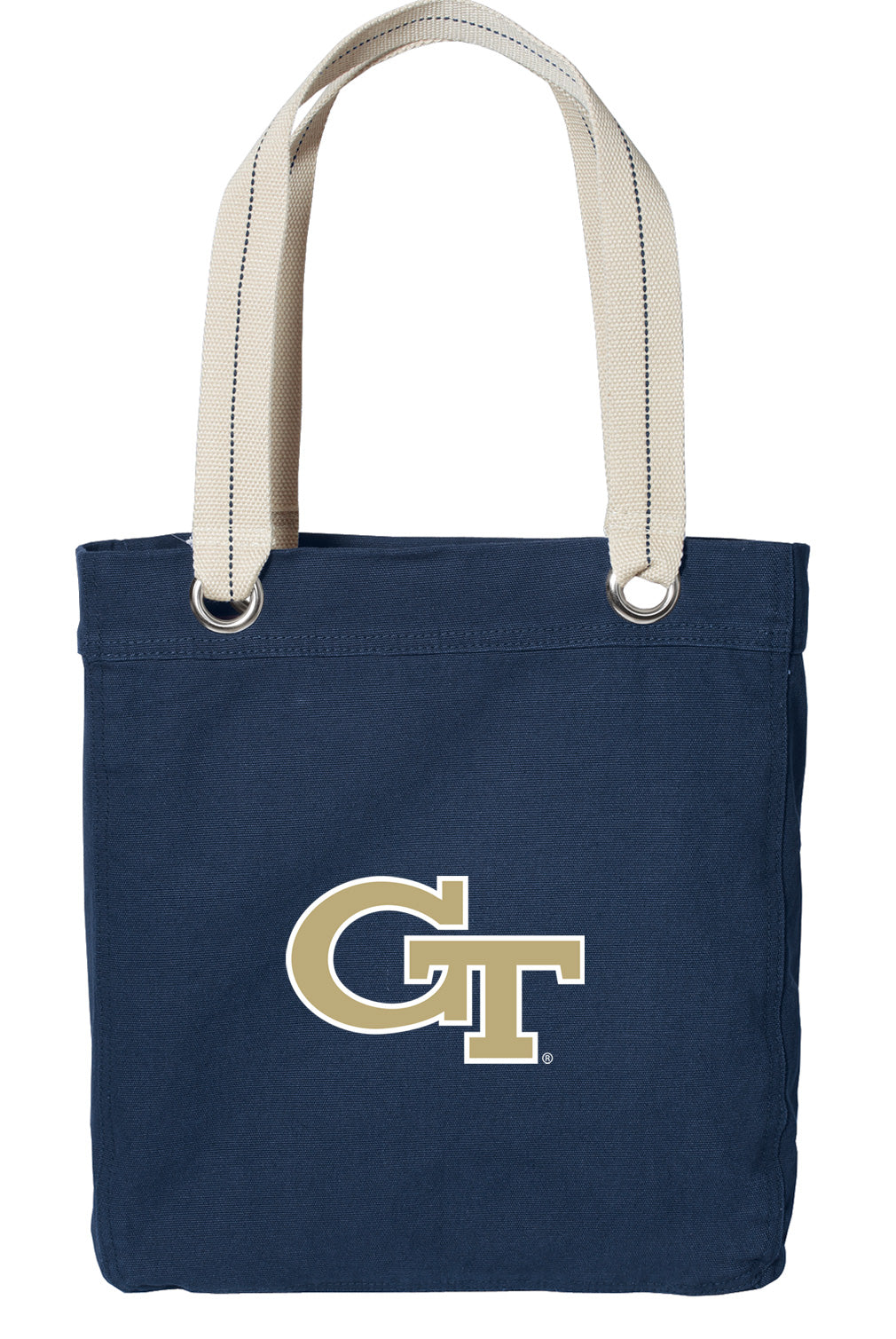 Georgia Tech Tote Bag Georgia Tech Logo Deluxe Canvas Shoulder Bag