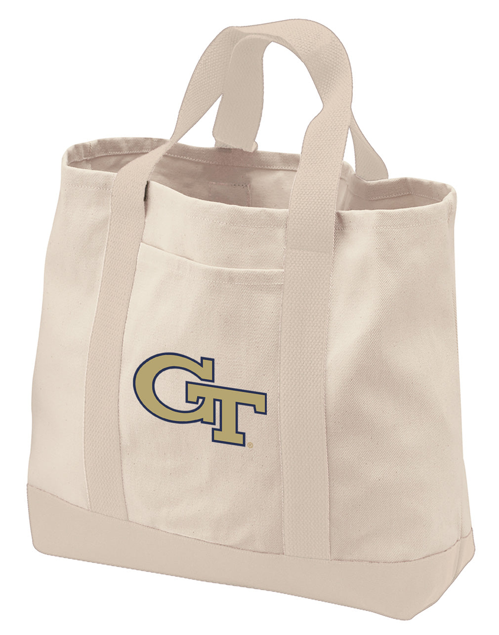 Georgia Tech Canvas Tote Bag Georgia Tech Logo Classic Tote