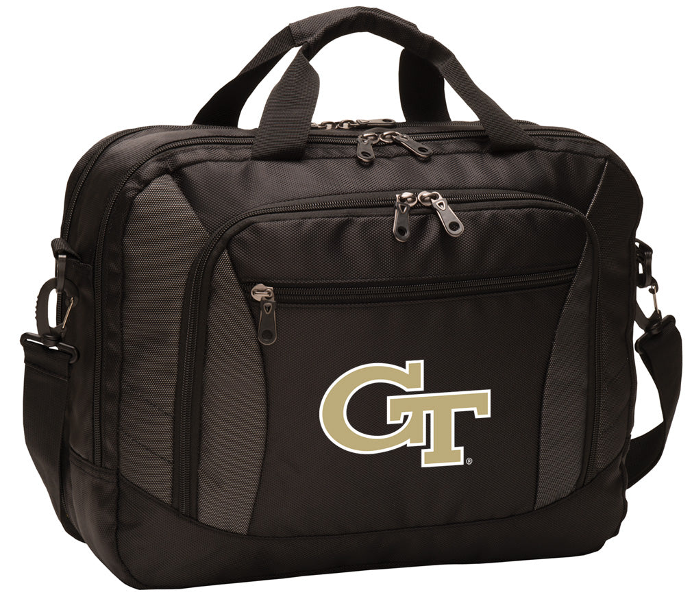 Georgia Tech Laptop Messenger Bag Georgia Tech Logo Computer Bag