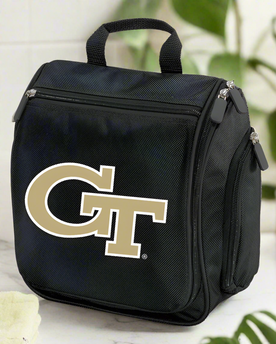 Georgia Tech Toiletry Bag or Mens Georgia Tech Logo Travel Shaving Kit